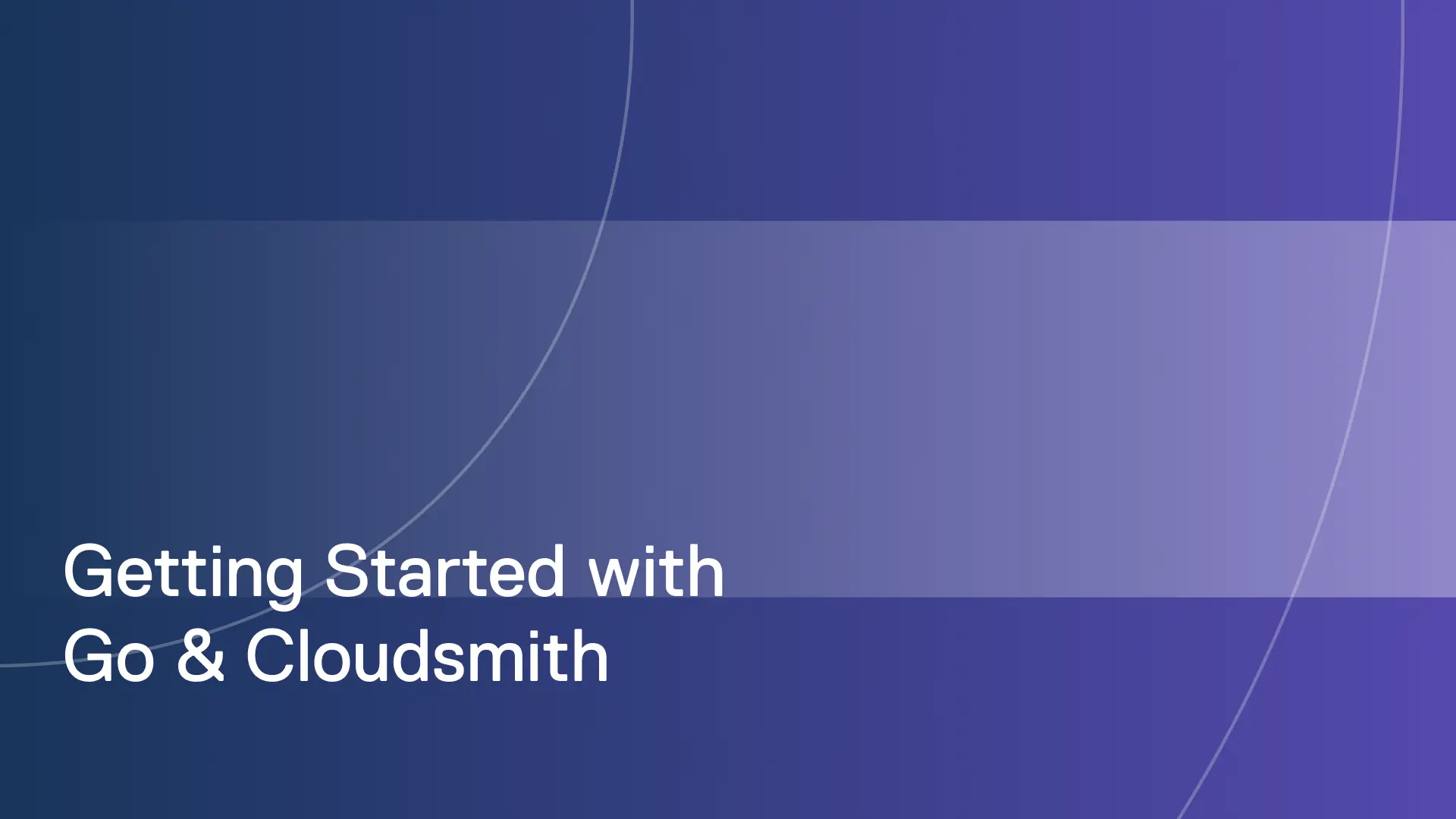 Getting started with Go and Cloudsmith