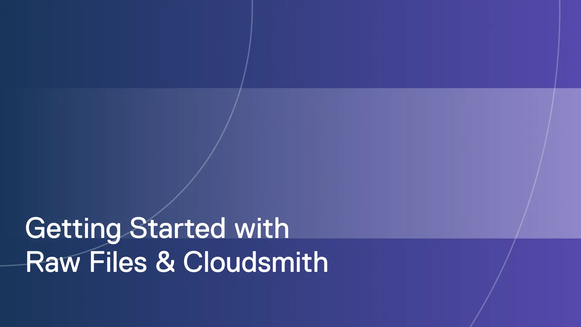 Getting started with Raw Artifacts and Cloudsmith